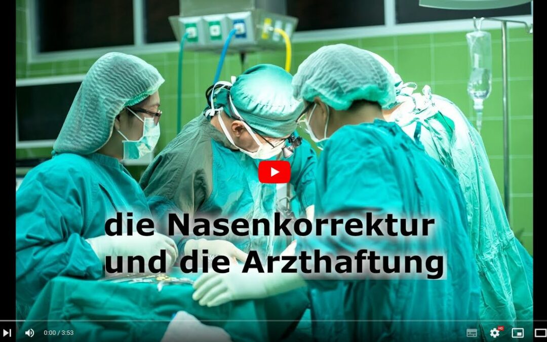 Nasenkorrektur-Fehlschlag: Was nun? | Rechtsanwältin Katharina Langohr klärt über Arzthaftung auf!